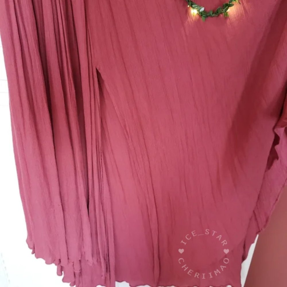 Free People RARE Coconuts All Day Macrame Maxi Dress - Picture 5 of 9